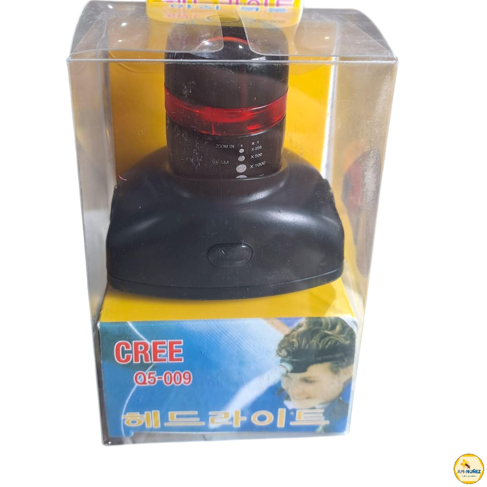 LINTERNA DE CABEZA A PILAS CON ZOOM