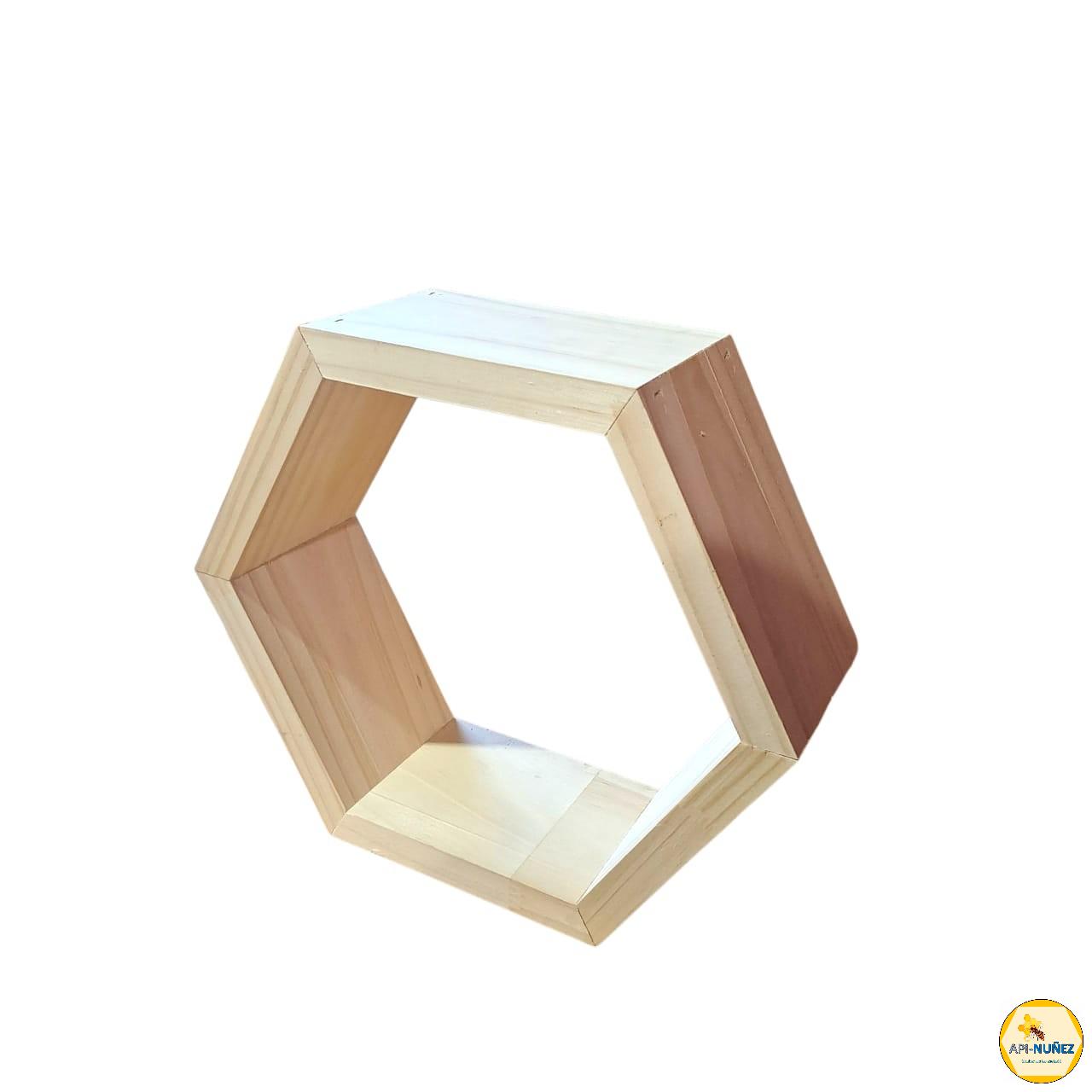 REPISA DE MADERA 1 HEXÁGONO