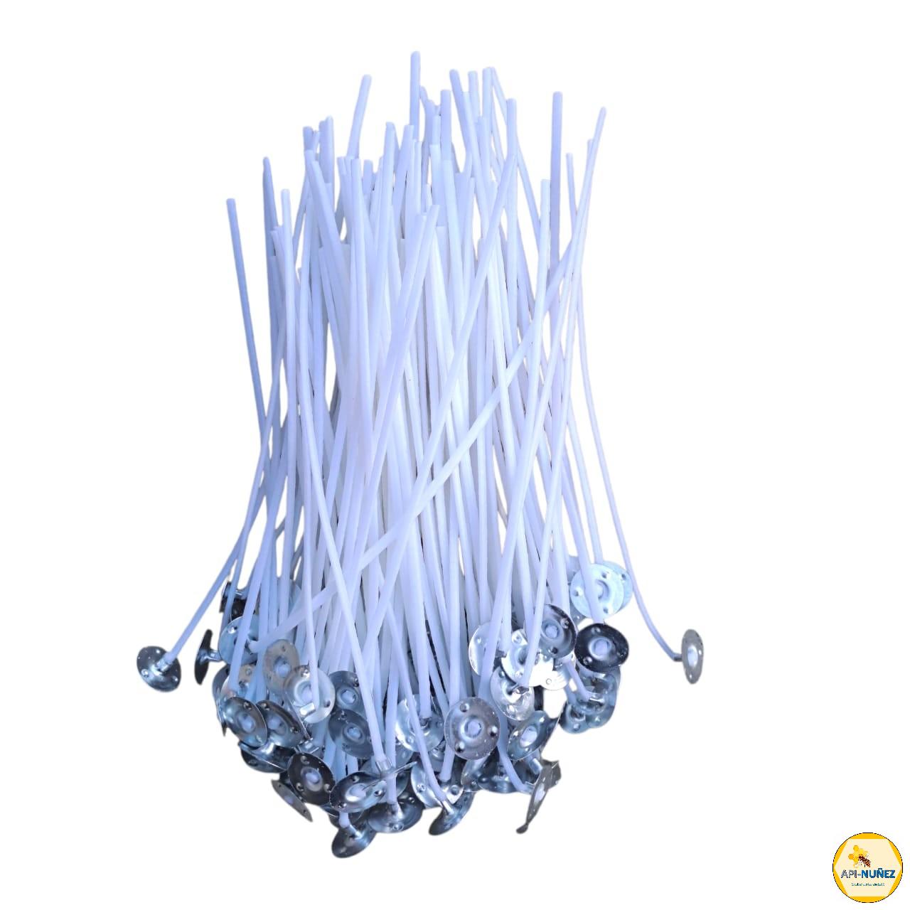 MECHAS PARA VELAS 12CM 100 UN