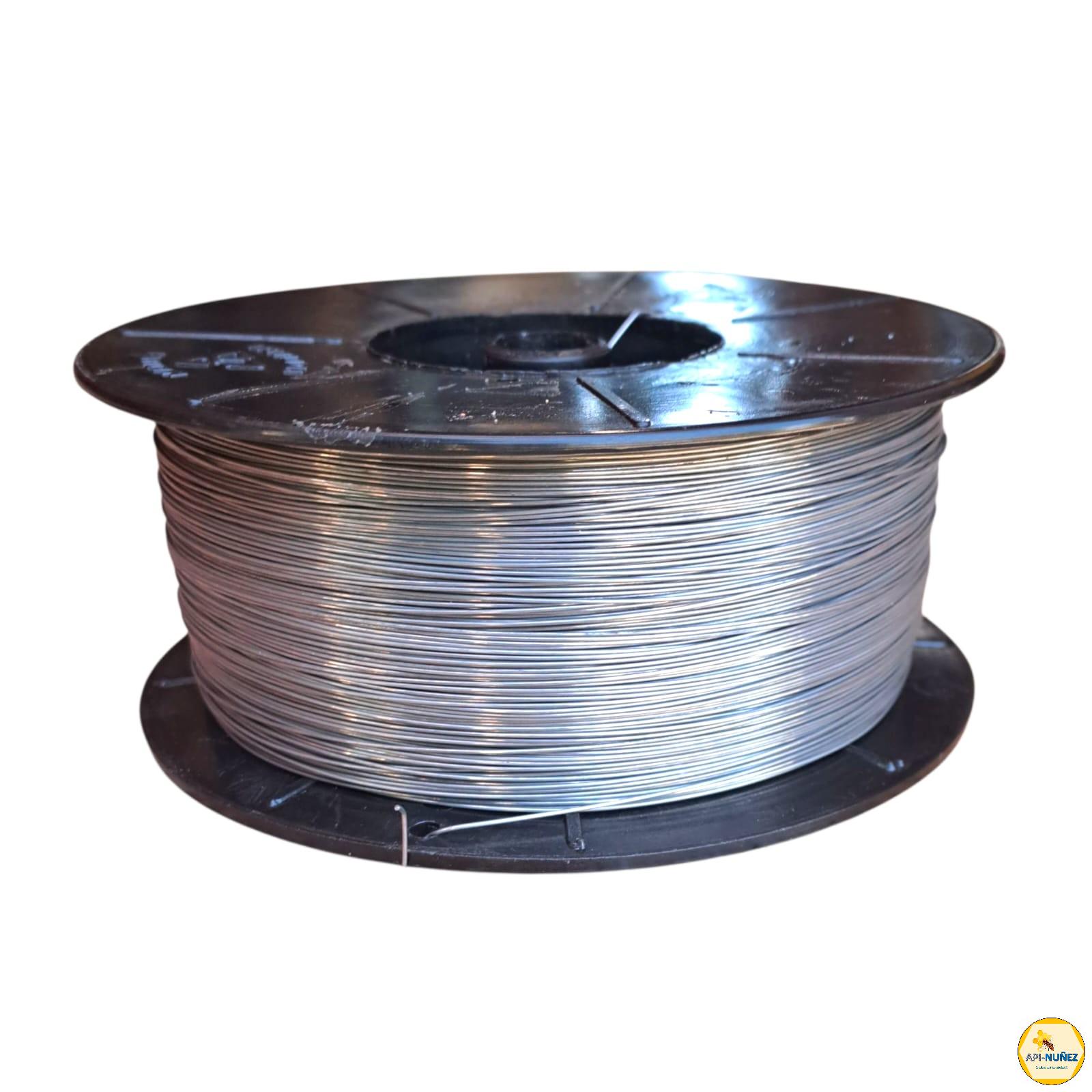 ROLLO DE ALAMBRE GALVANIZADO 0.60 MM 2 KILOS FAB. NACIONAL