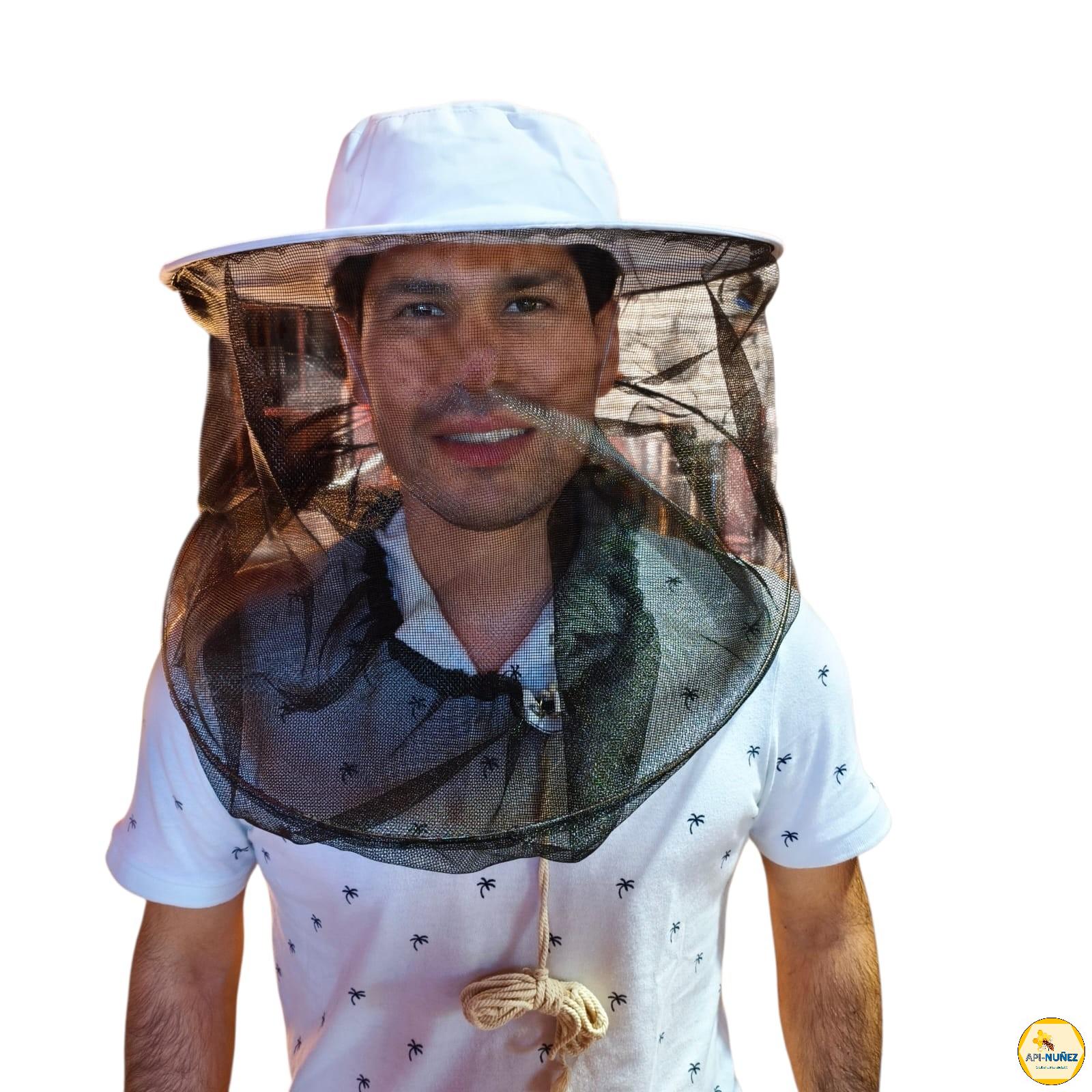 VELO APICULTOR(A) REDONDO CON MALLA 360°