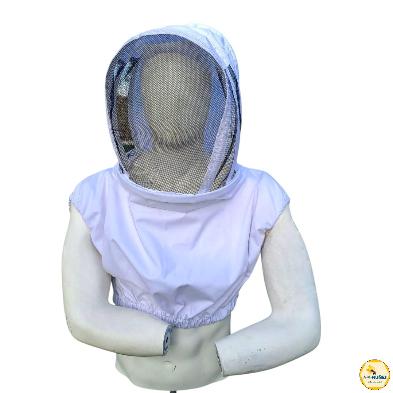 VELO MONJITA CON PECHERA LARGA BLANCO