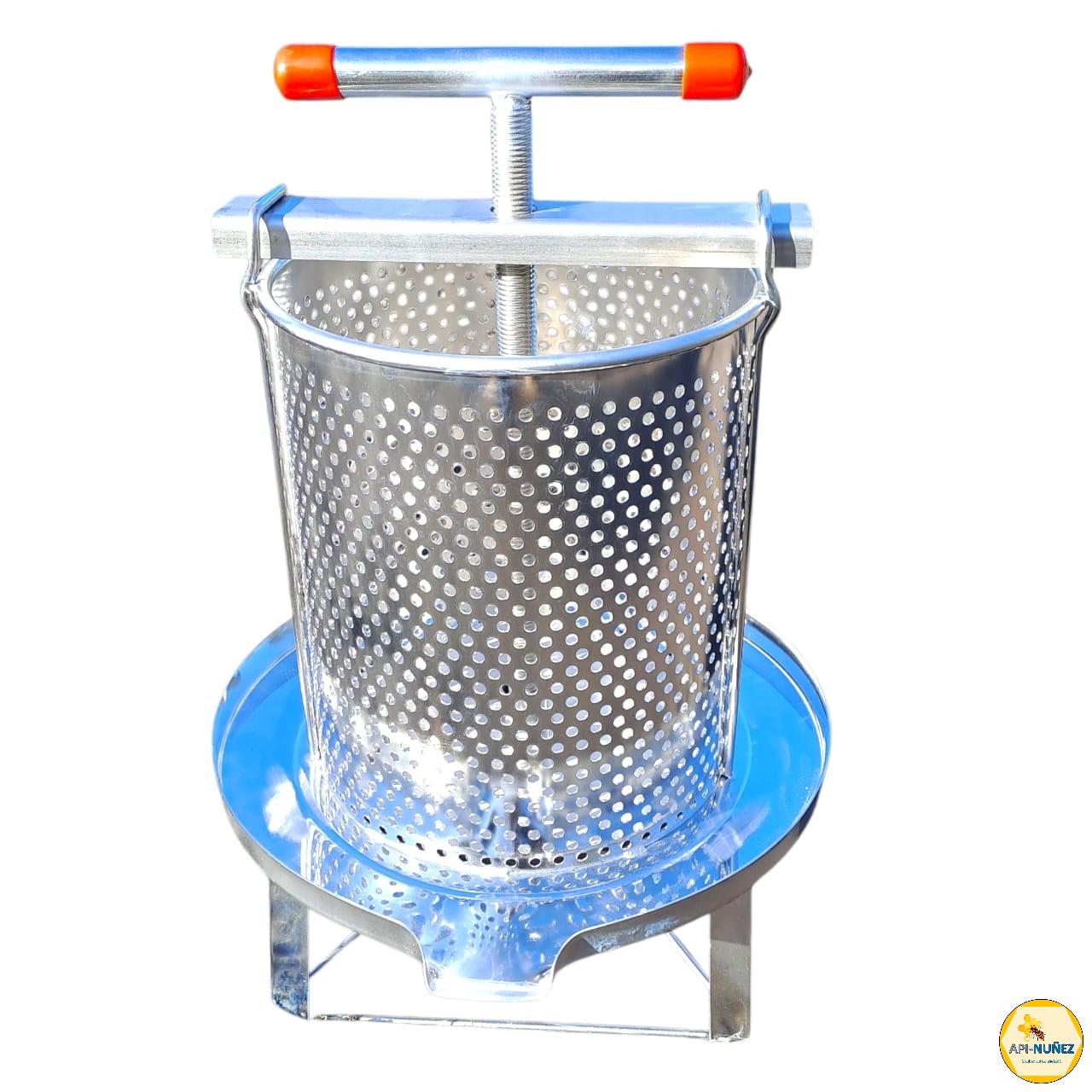 PRENSA DE OPERCULO SIMPLE DE AC.INOX.