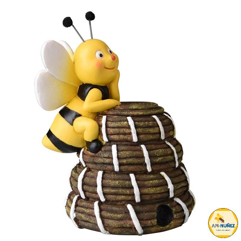 FIGURA DE ABEJA PANAL EN RESINA  DE 10*16