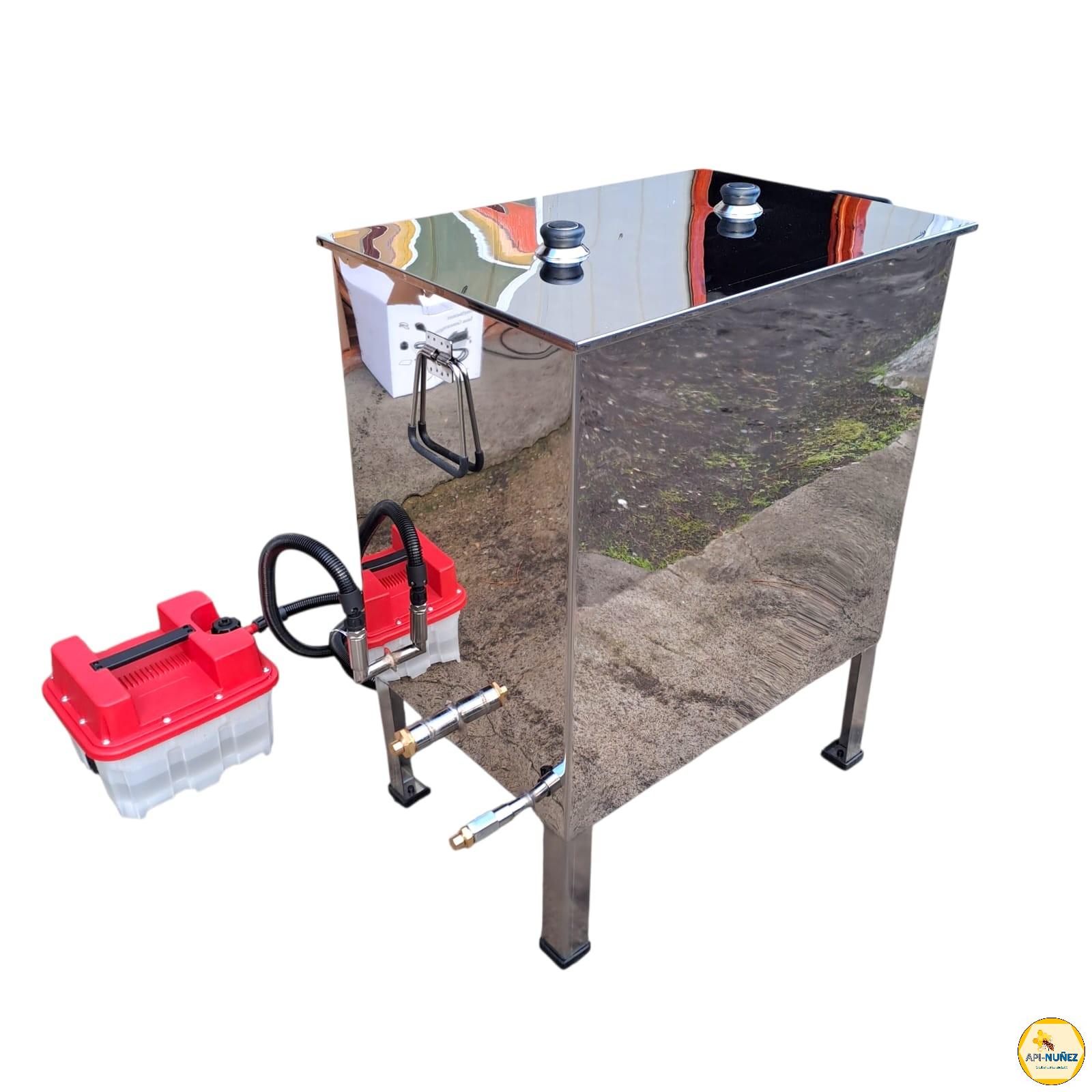 FUNDIDOR DE CERA A VAPOR  ACERO INOX. 304 58*42*61 CM