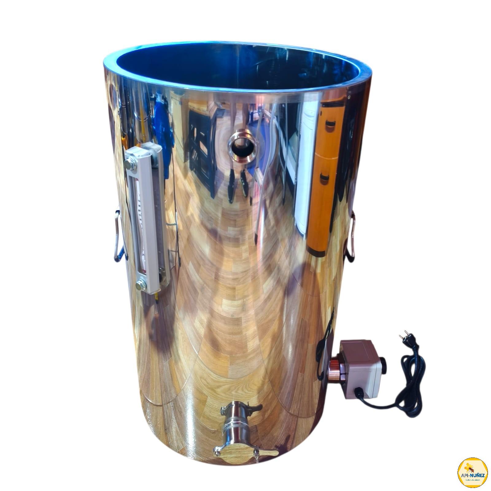 TANQUE DE FUSION DE CERA O MIEL CON DOBLE CAMISA 85L